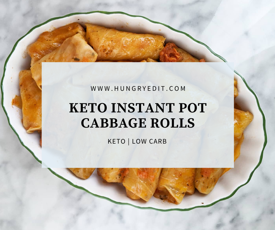Keto Instant Pot Cabbage Rolls