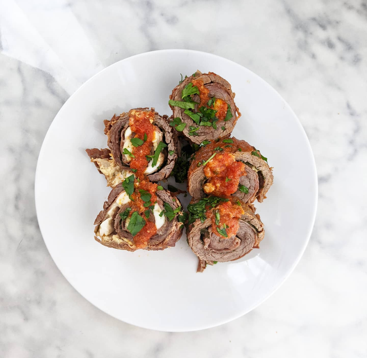 Keto Italian Beef Braciole