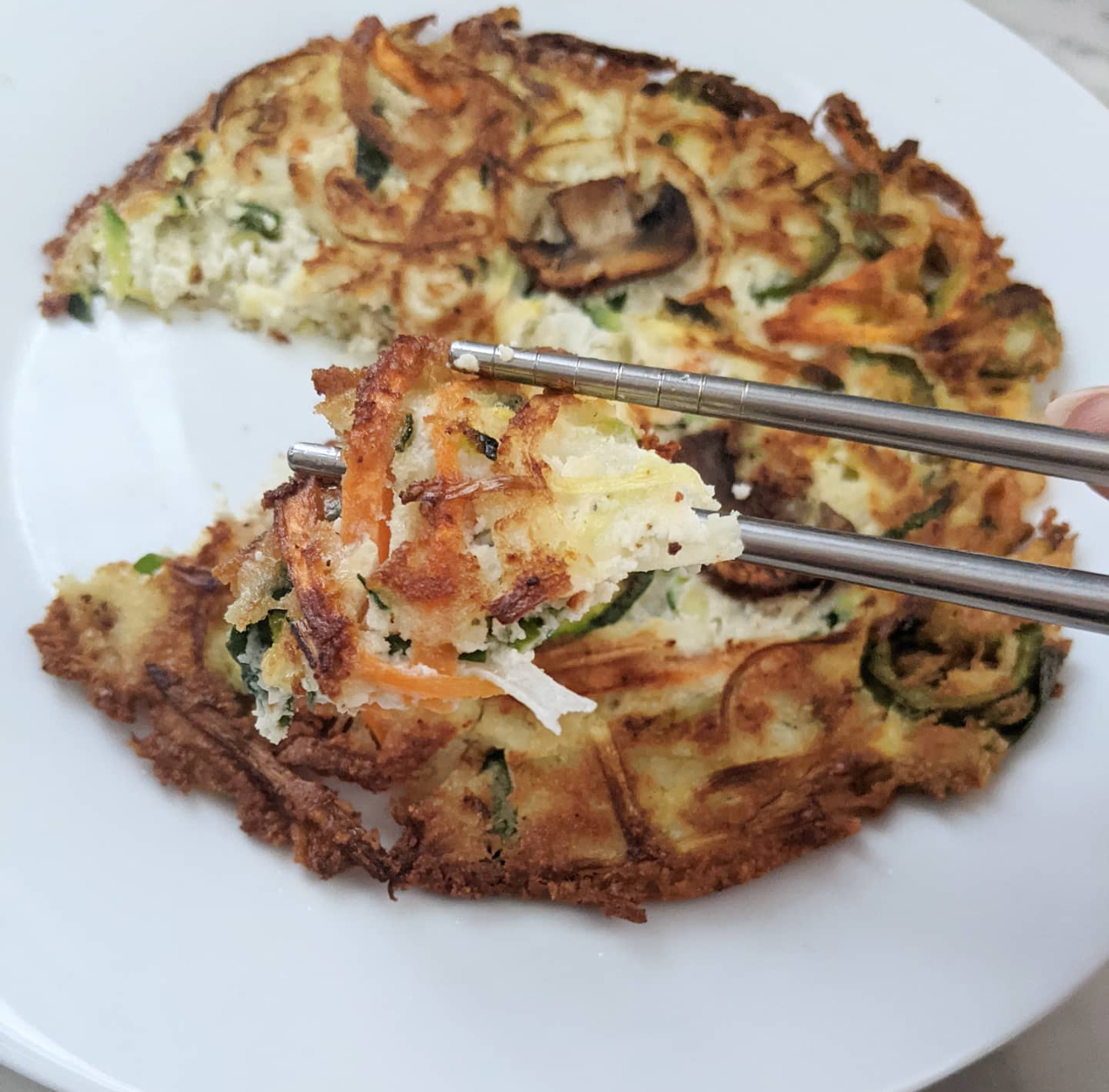 keto-korean-vegetable pancake