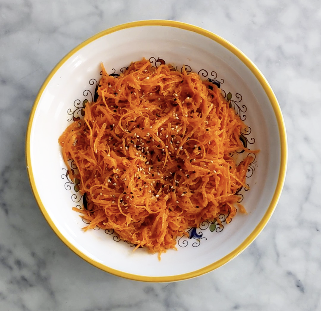 Keto Russian Carrot “Korean” Salad (Morkovcha)
