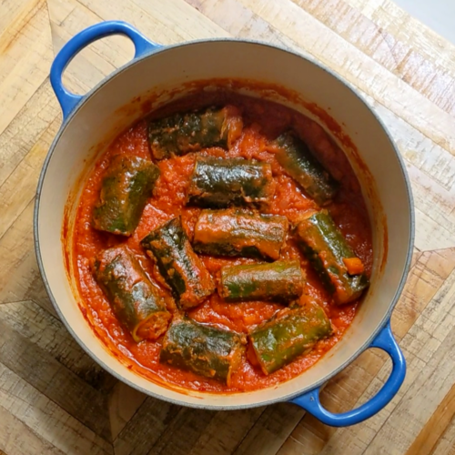 Keto Italian Stuffed Zucchini