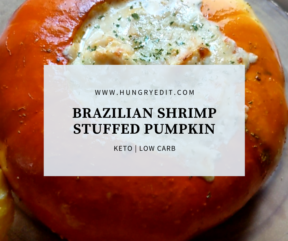 Keto Brazilian Shrimp Stuffed Pumpkin